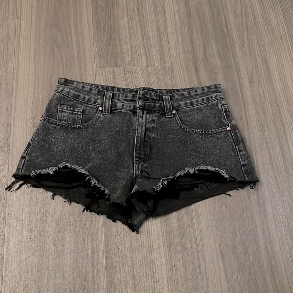 Black ripped Shorts